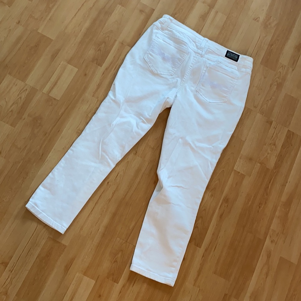 Earl Jean White Cropped jeans 8 - Picture 9 of 11